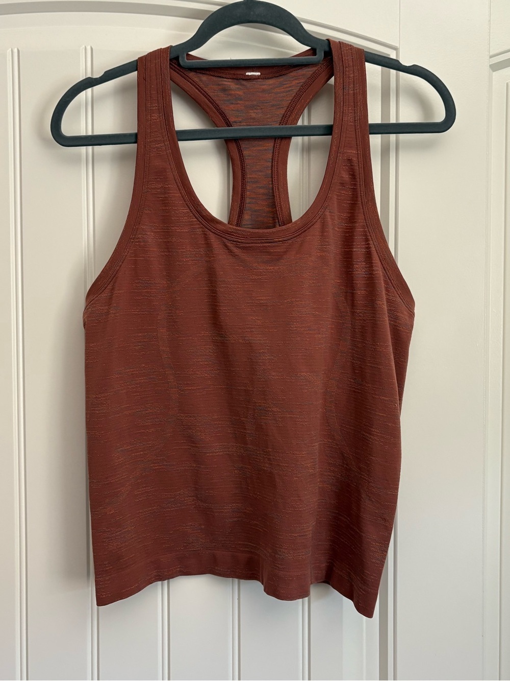 Lululemon Swiftly Tech Racerback Tank 2.0 Chroma Check Ancient Copper size 12